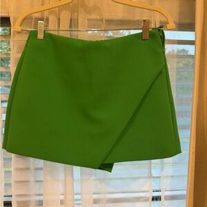 Zara Green Mini Skort